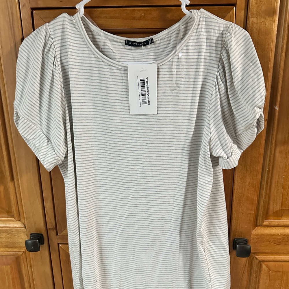 Striped Gray Top